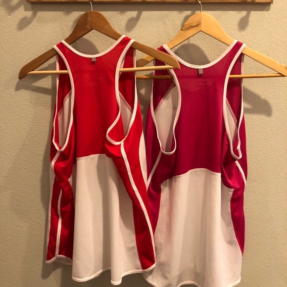 Duo Nike shirt in coral and raspberry - Picture 2 of 4